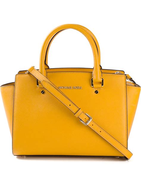 michael kors yellow large selma|Michael Kors Selma Large Bags & Handbags for Women.